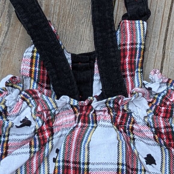 Vintage Infant 18 mo. Girl Plaid Jumper Dress - Picture 6 of 6